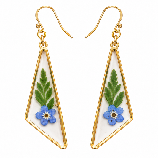 Boucles d’oreilles Myosotis