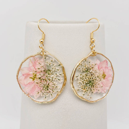 Boucles d’oreilles Rosée de reine