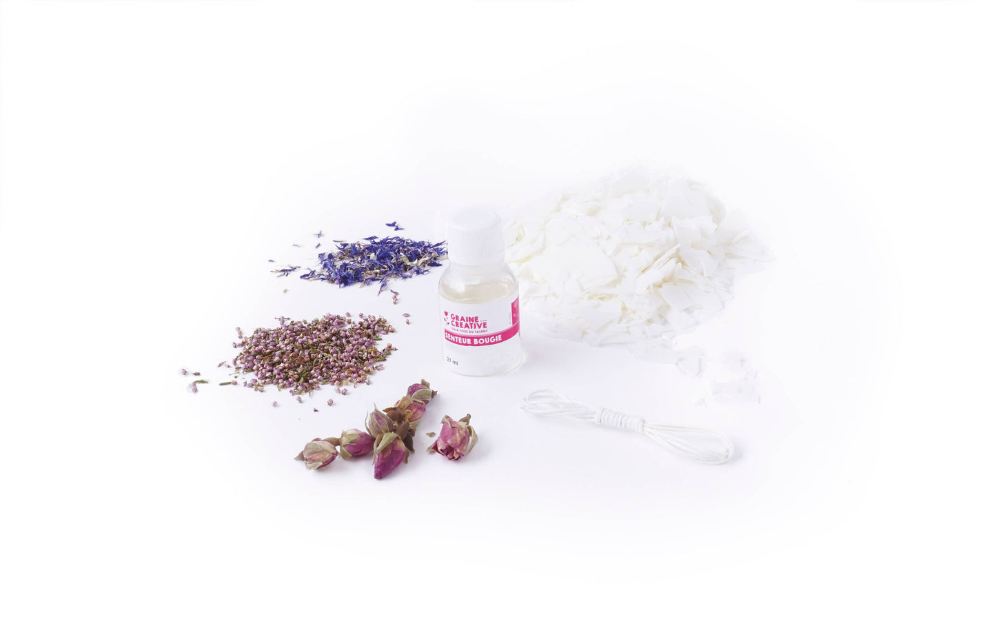 KIT BOUGIES FLEURIES 3 FLEURS