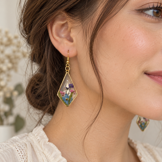 Boucles d’oreilles Jardin secret