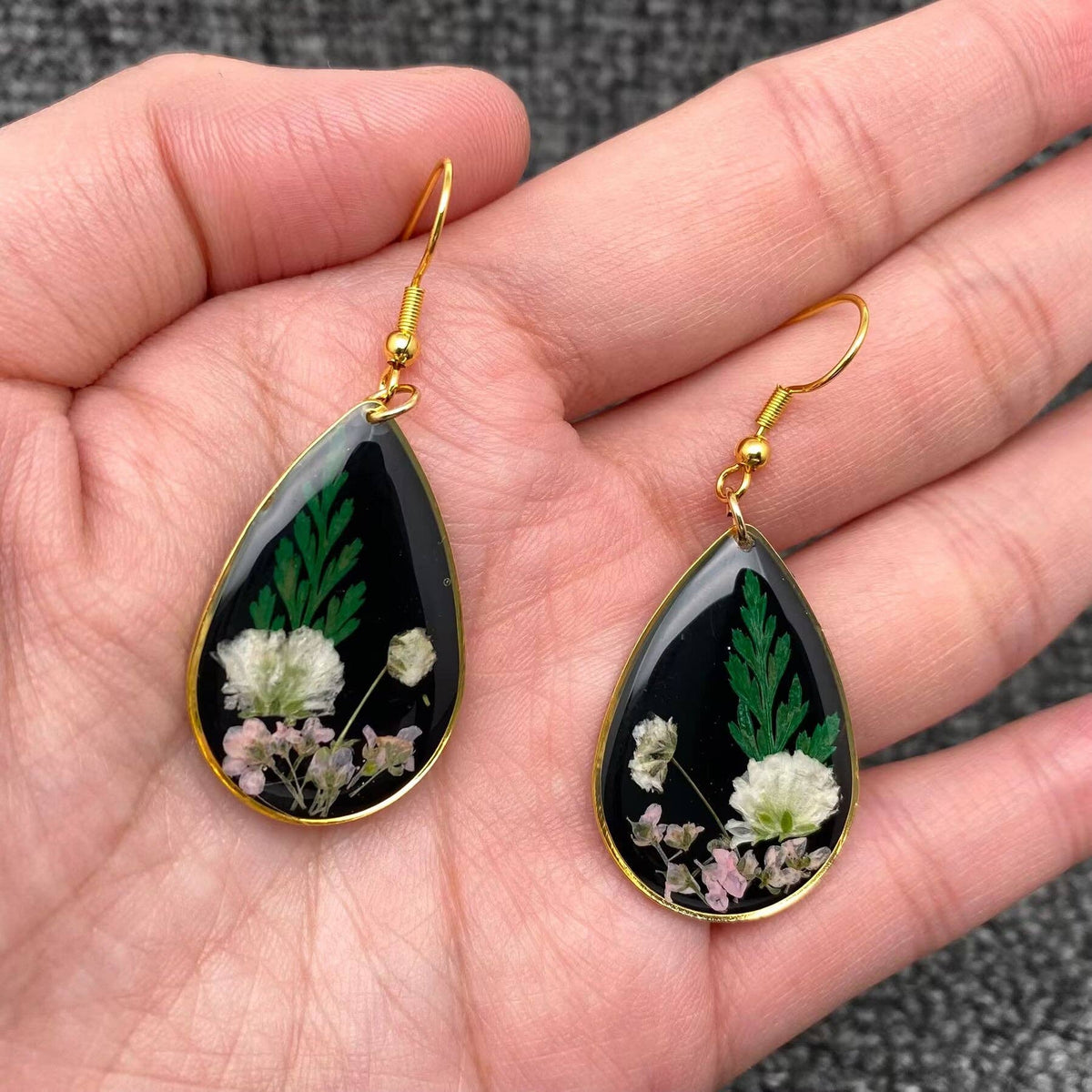 Boucles d’oreilles Jardin nocturne