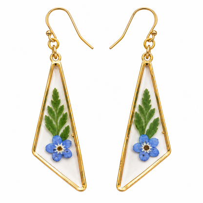 Boucles d’oreilles Myosotis