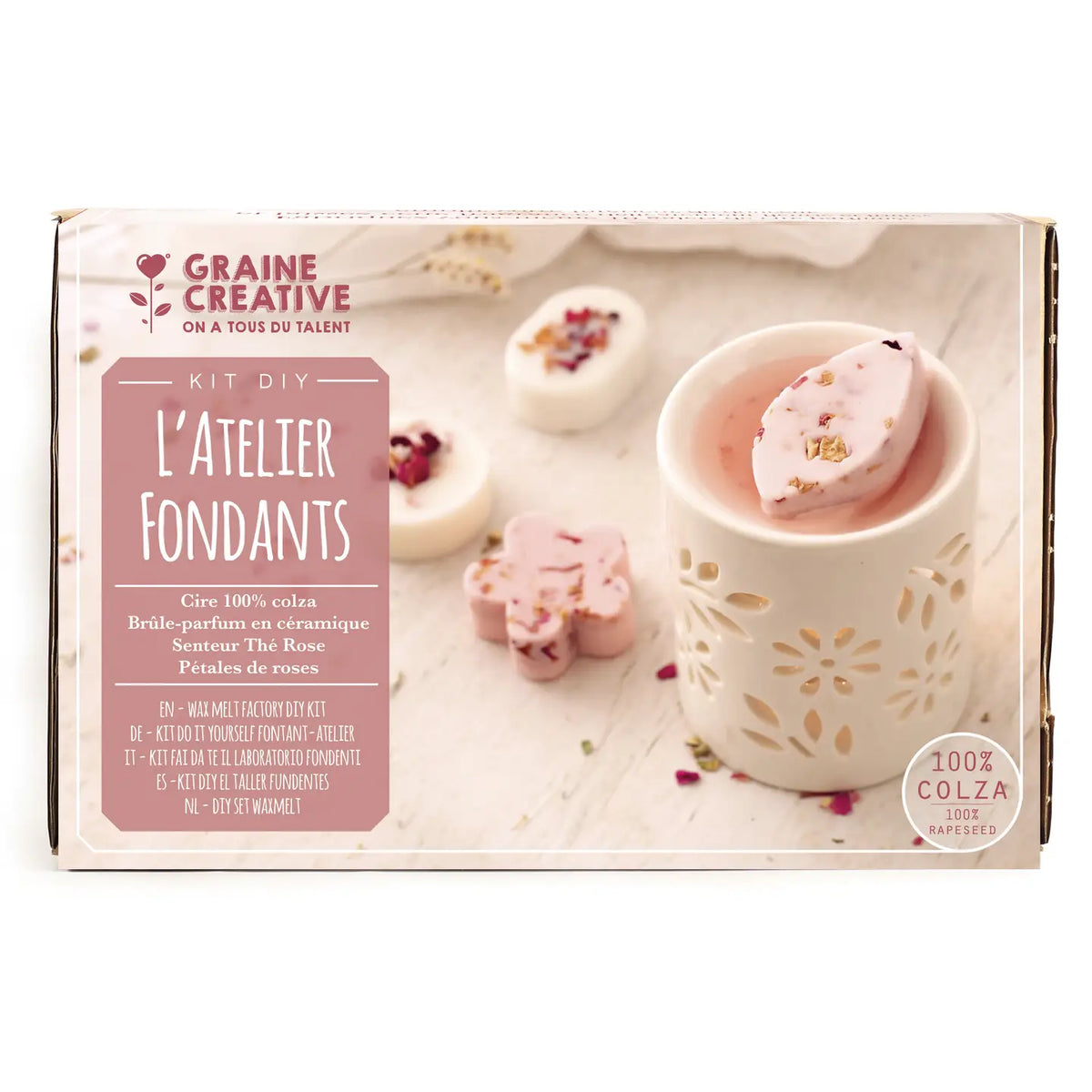 Kit Atelier fondants parfumés Thé Rose