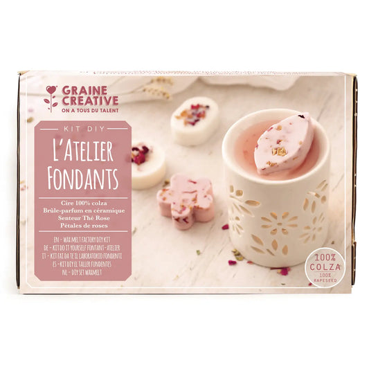 Kit Atelier fondants parfumés Thé Rose