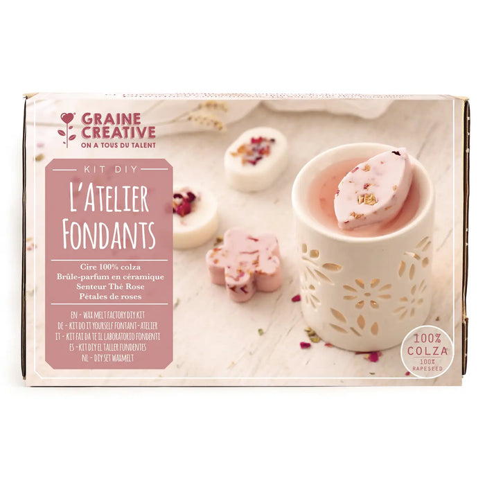 Kit Atelier fondants parfumés Thé Rose