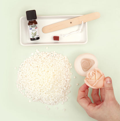 Kit DIY Trio de bougies fleurs