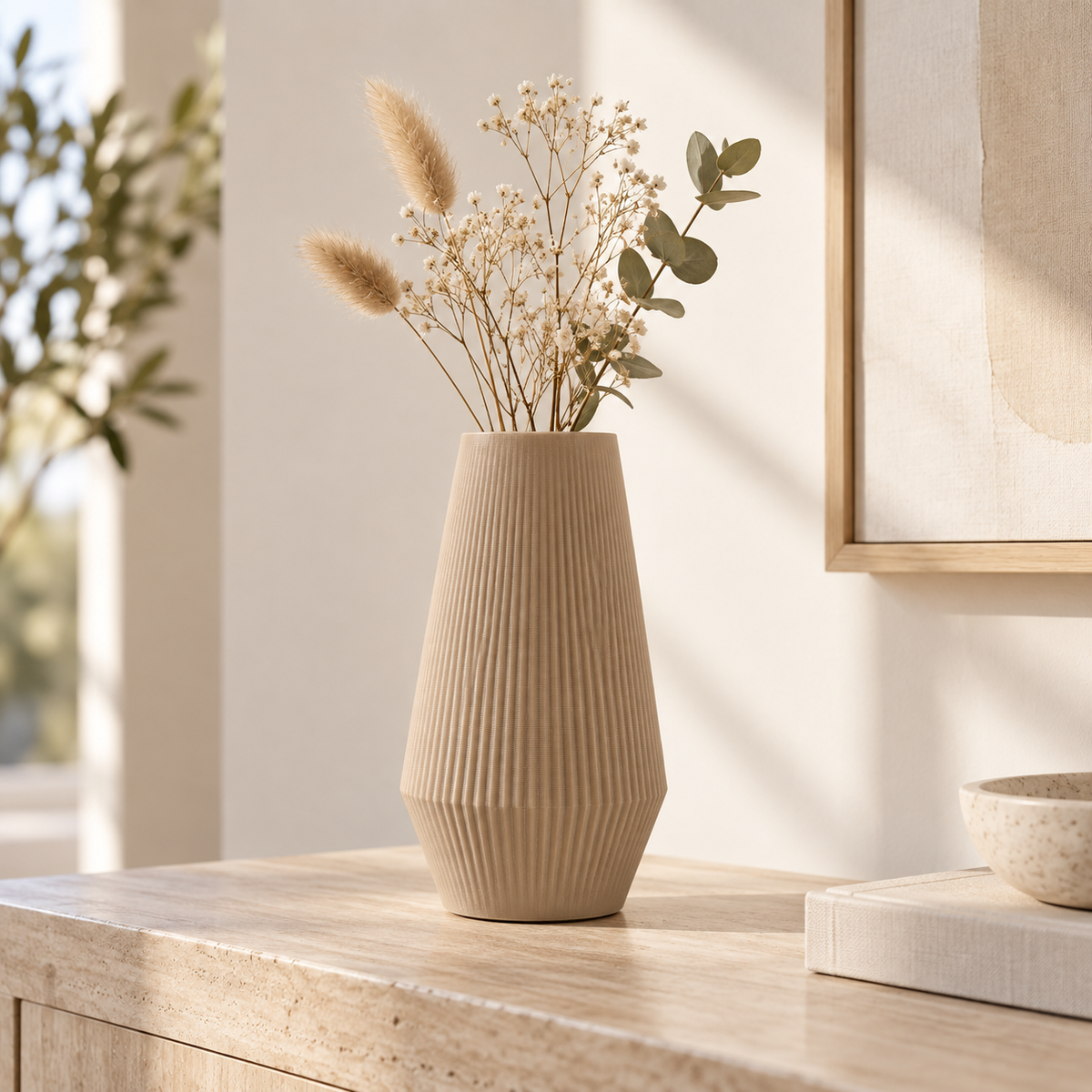 LILAS Vase étanche d'origine végétale Beige