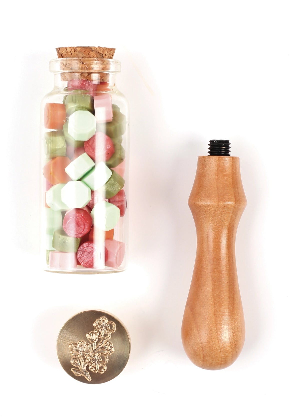 Kit sceau à cacheter floral