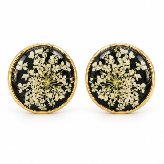 Clous d’oreilles Dentelle blanche