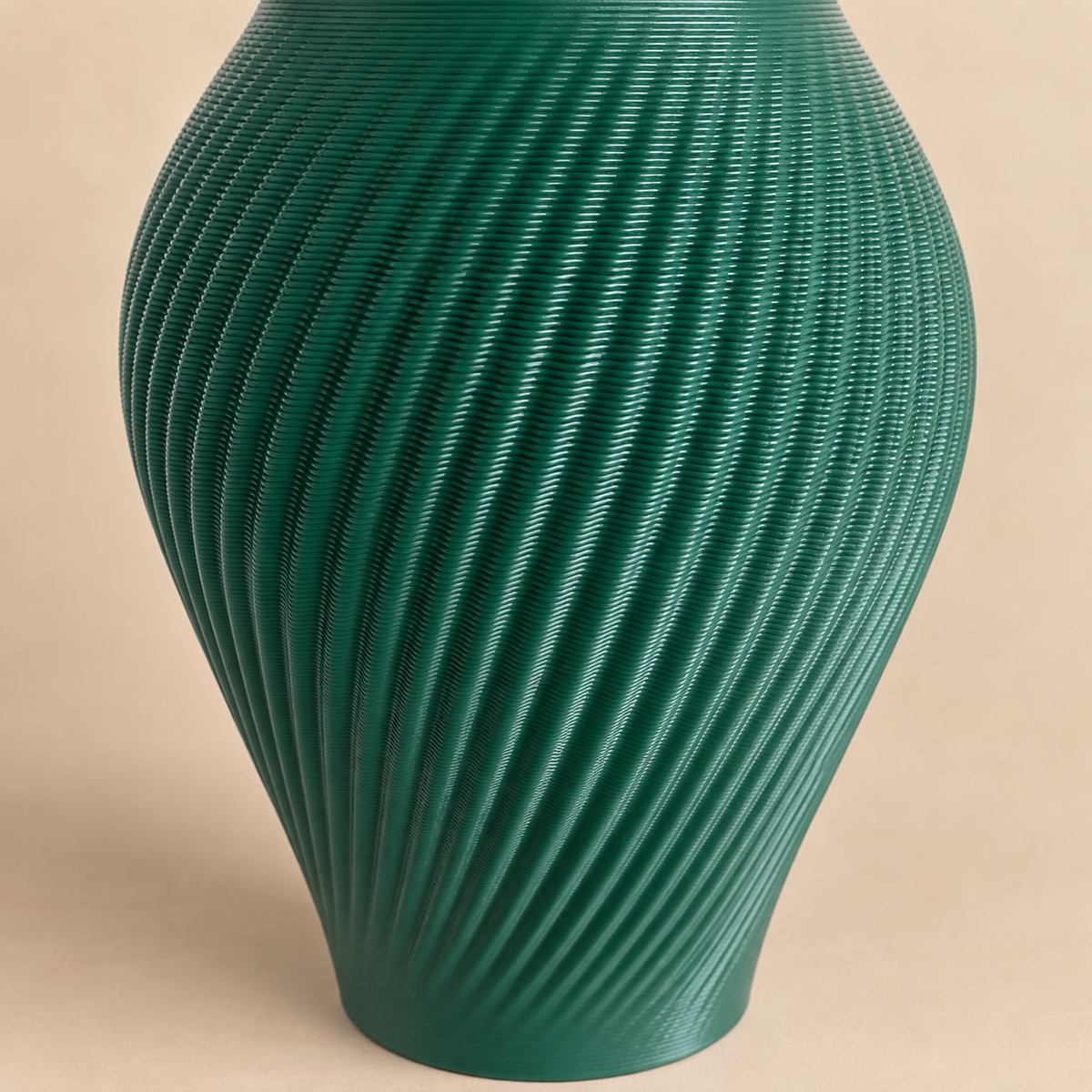 ANTIQUE Vase étanche d'origine végétale Vert Foret