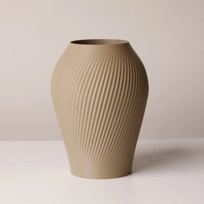 ANTIQUE Vase étanche d'origine végétale Beige