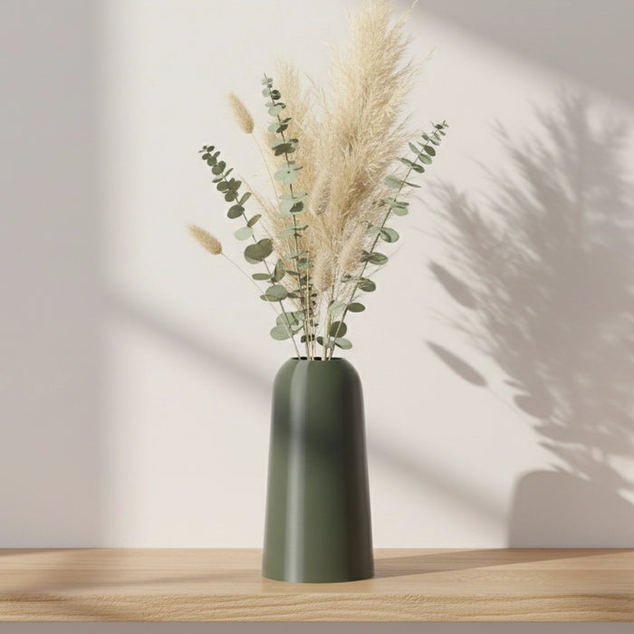 PUR Vase étanche vert grisé