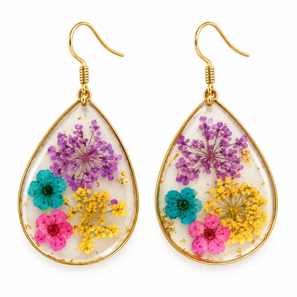 Boucles d’oreilles Éclat fleuri