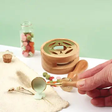 Kit sceau à cacheter floral
