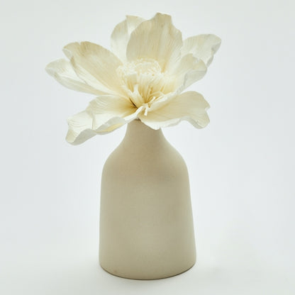 Vase diffuseur de parfum Mana Crème