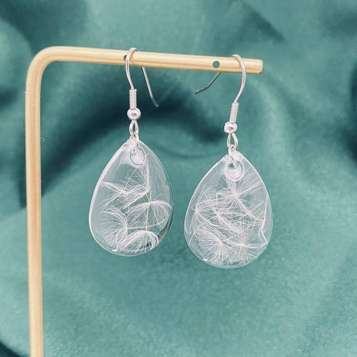 Boucles d’oreilles Goutte de pissenlit