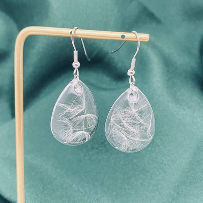 Boucles d’oreilles Goutte de pissenlit