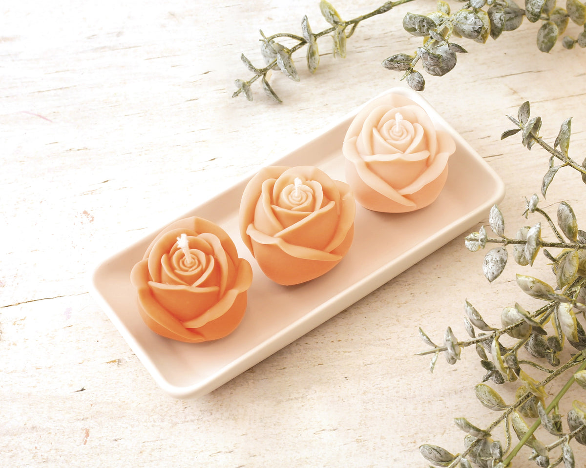 Kit DIY Trio de bougies fleurs