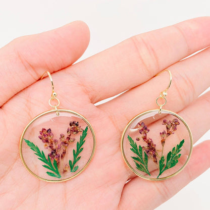 Boucles d’oreilles Persicaire d’Orient