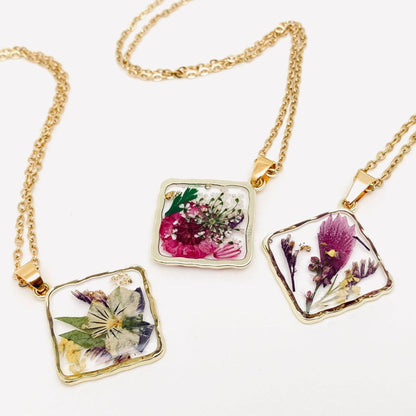 Collier Herbier Précieux Coloré