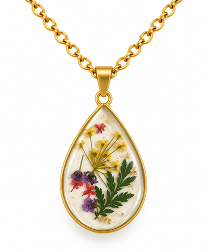 Collier Goutte Florale