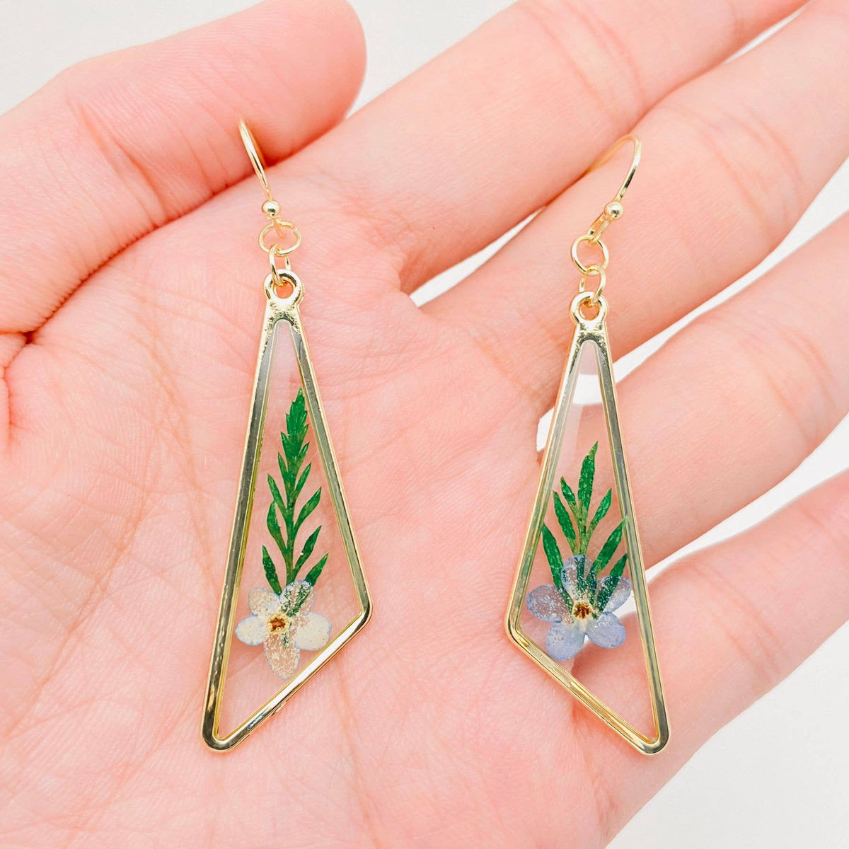 Boucles d’oreilles Myosotis