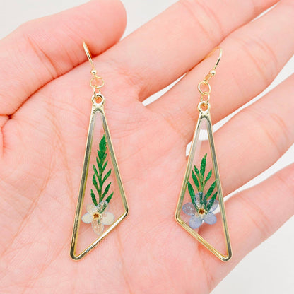 Boucles d’oreilles Myosotis