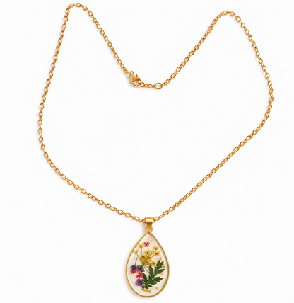 Collier Goutte Florale
