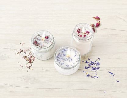 KIT BOUGIES FLEURIES 3 FLEURS