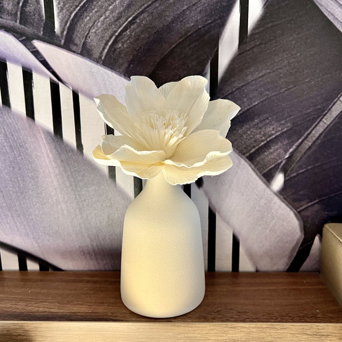 Vase diffuseur de parfum Mana Crème