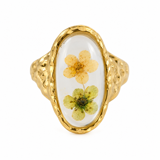 Bague florale Duo sauvage