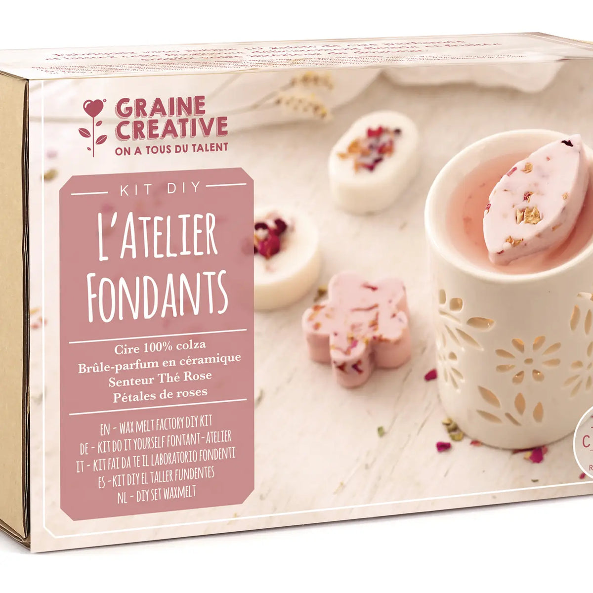 Kit Atelier fondants parfumés Thé Rose