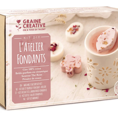 Kit Atelier fondants parfumés Thé Rose