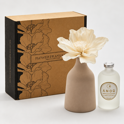 Vase diffuseur de parfum Mana Chocolat au lait