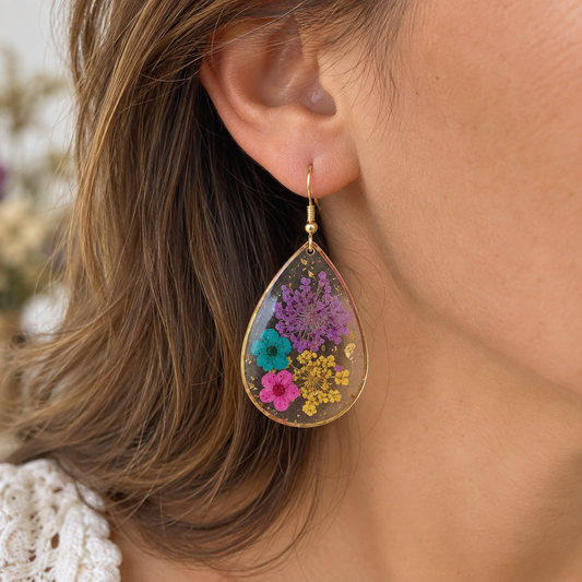 Boucles d’oreilles Éclat fleuri