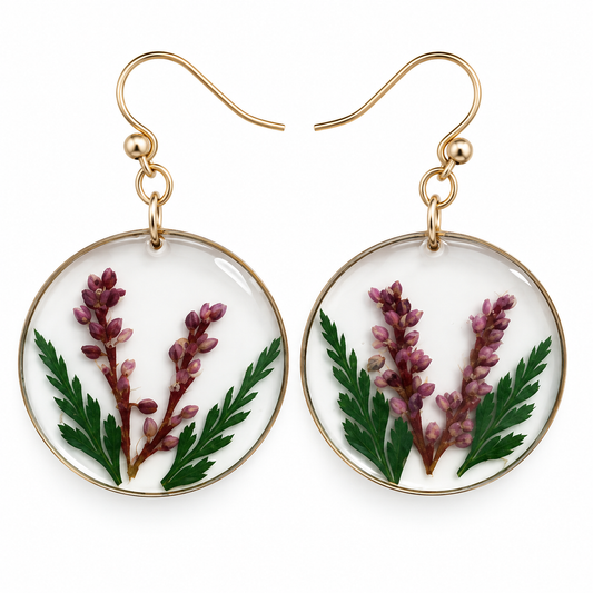 Boucles d’oreilles Persicaire d’Orient