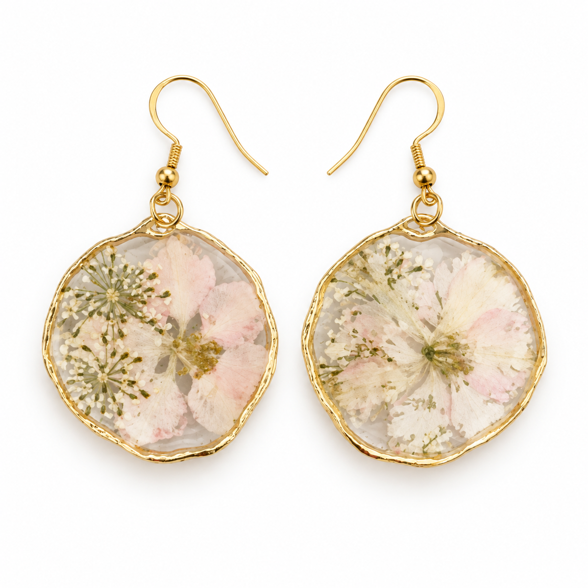 Boucles d’oreilles Rosée de reine