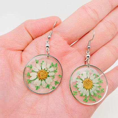 Boucles d’oreilles Marguerite tendre