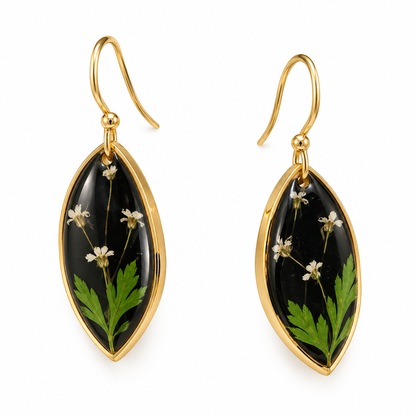 Boucles d’oreilles Nuit fleurie