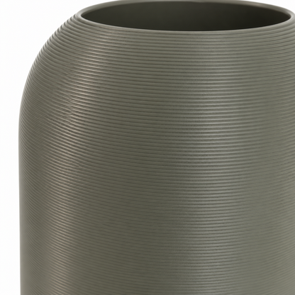 PUR Vase étanche vert grisé