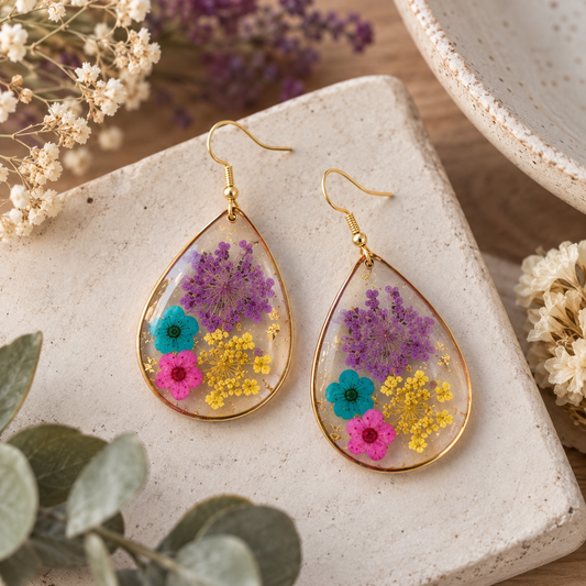 Boucles d’oreilles Éclat fleuri