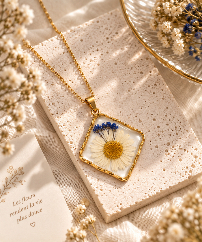 Collier Herbier Précieux Marguerite
