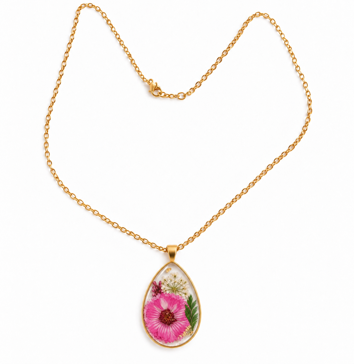 Collier Goutte Florale