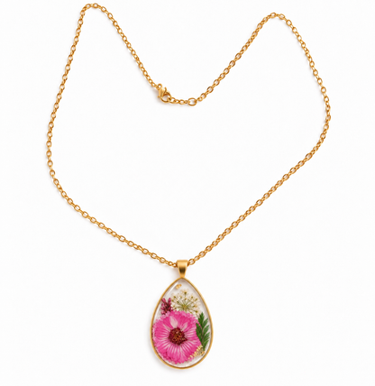Collier Goutte Florale