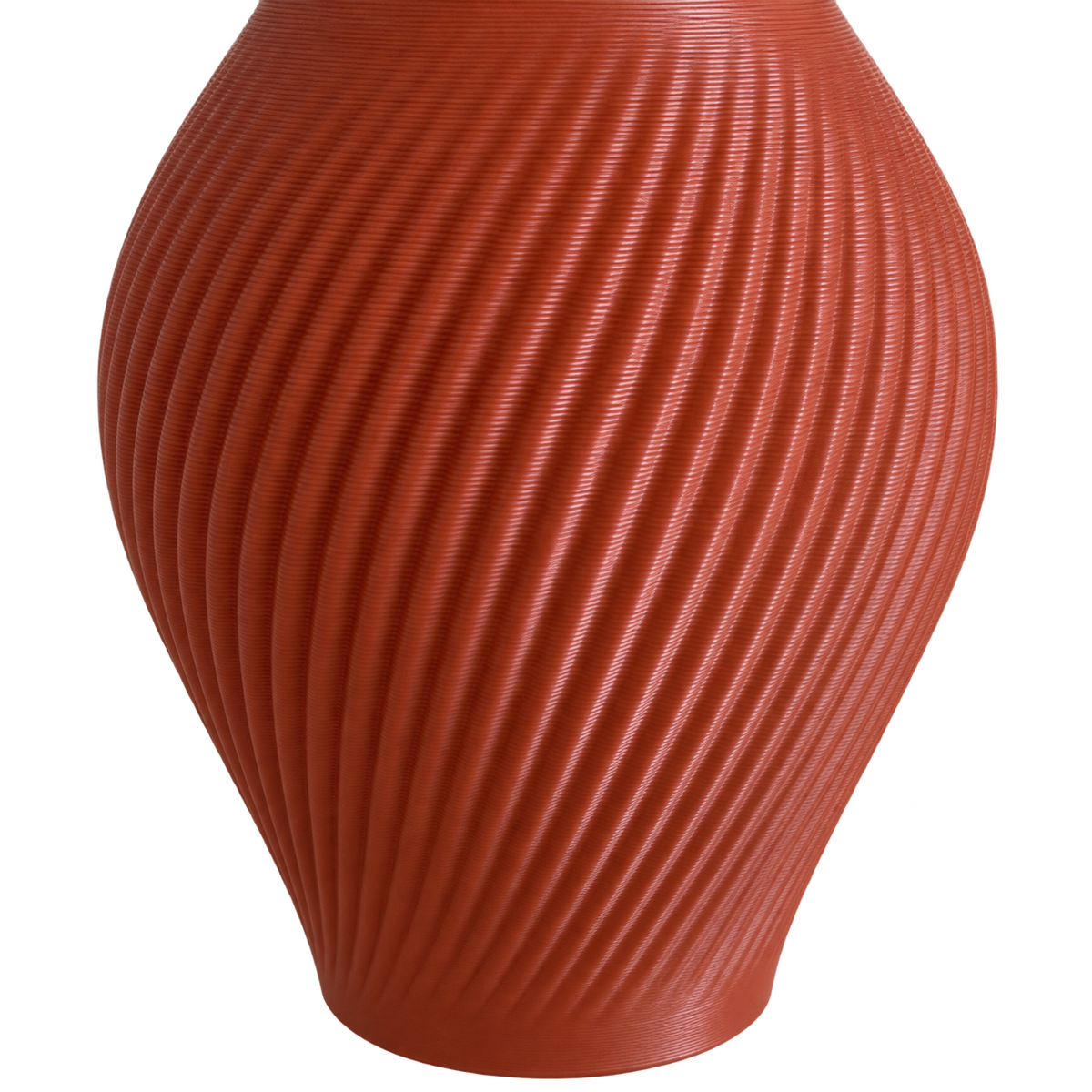 ANTIQUE Vase étanche d'origine végétale Rouge antique