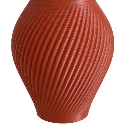 ANTIQUE Vase étanche d'origine végétale Rouge antique