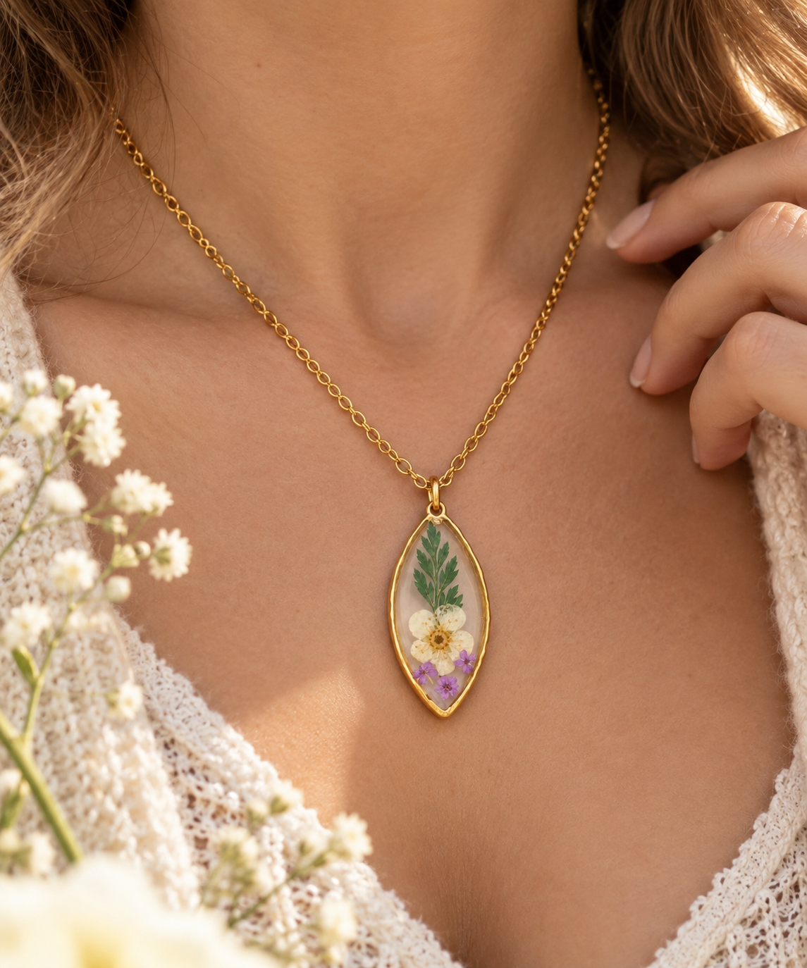 Collier Herbier Élancé
