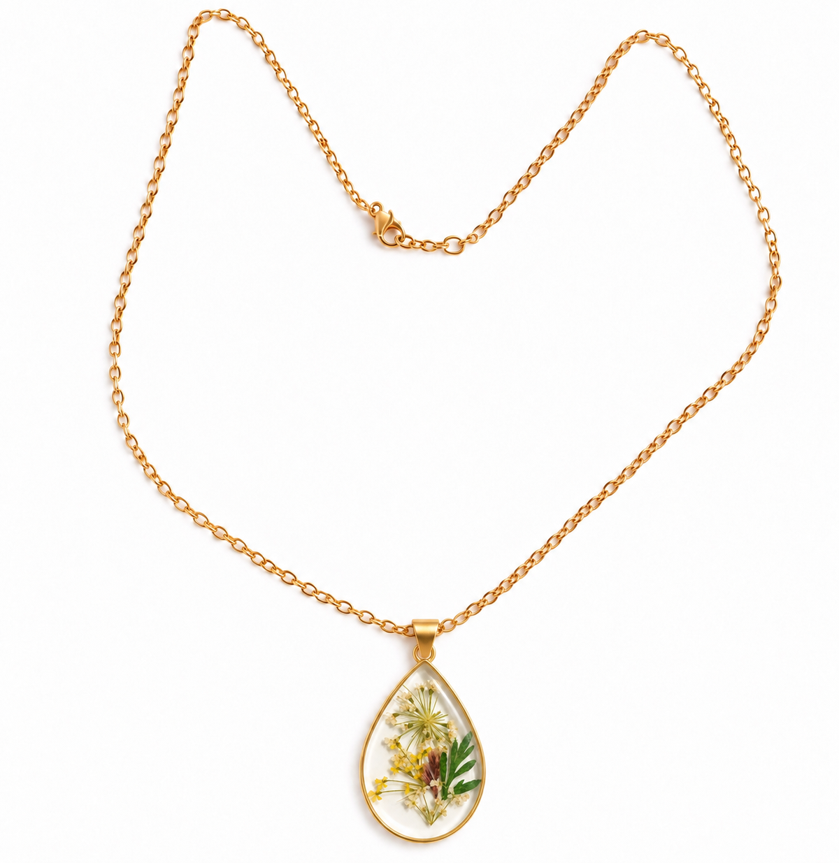 Collier Goutte Florale