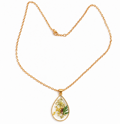 Collier Goutte Florale