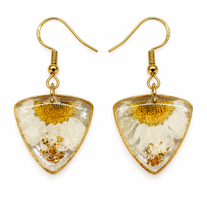 Boucles d’oreilles Demi Marguerite
